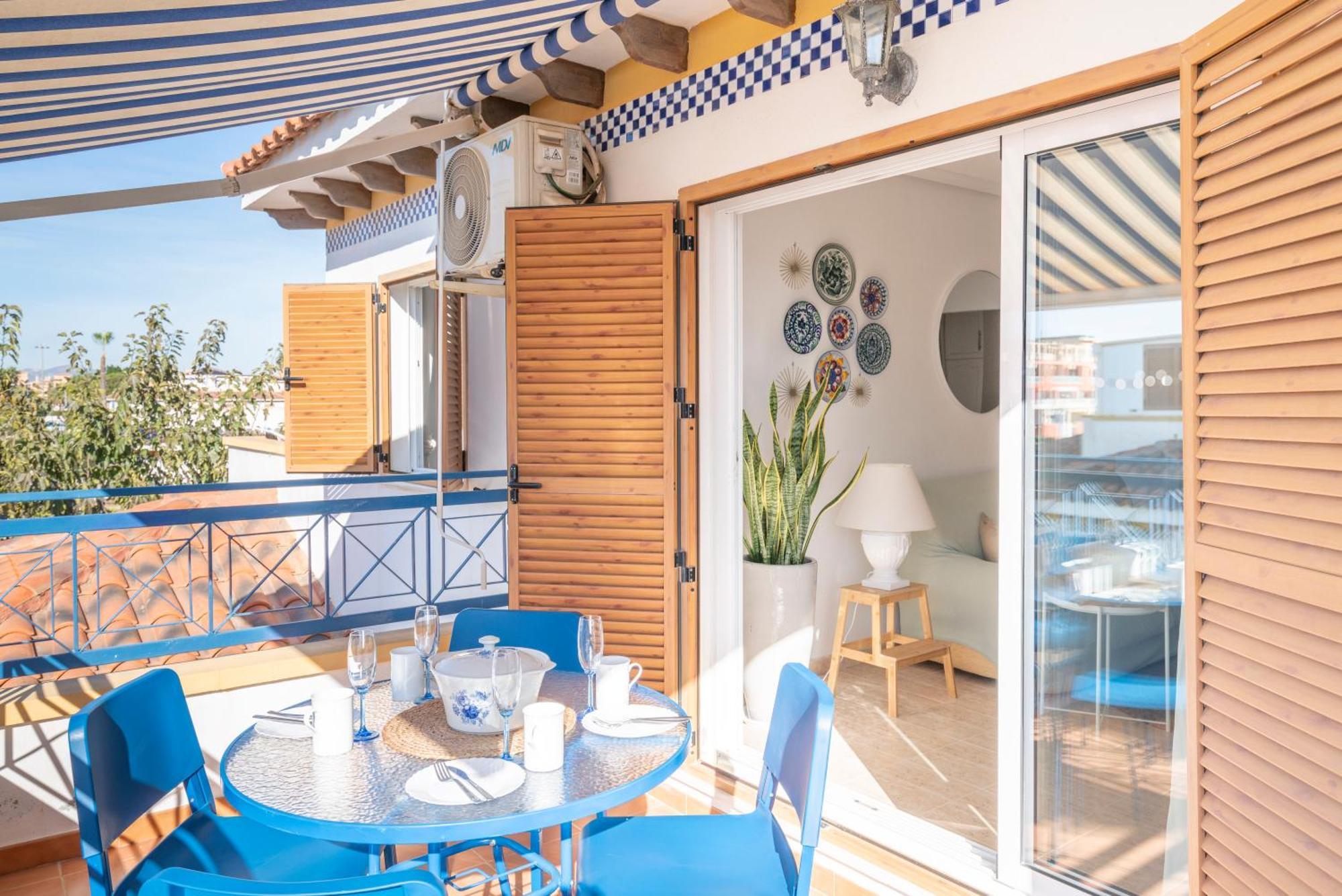 Apartamento Rosa Del Mar Playas De Vera Atico En Primera Linea De Playa Piscina Al Aire Libre Aparcamiento Gratuito Wifi Muy Rapido Acogedor Con Calefaccion Экстерьер фото
