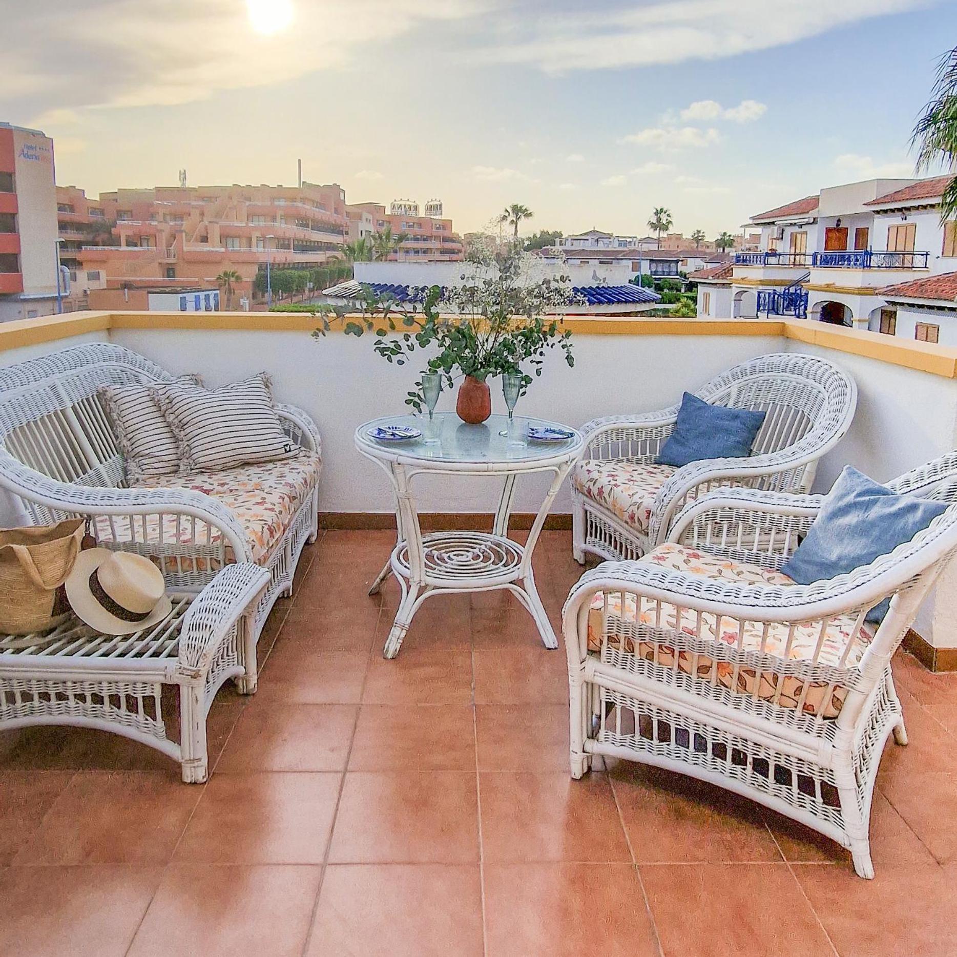 Apartamento Rosa Del Mar Playas De Vera Atico En Primera Linea De Playa Piscina Al Aire Libre Aparcamiento Gratuito Wifi Muy Rapido Acogedor Con Calefaccion Экстерьер фото