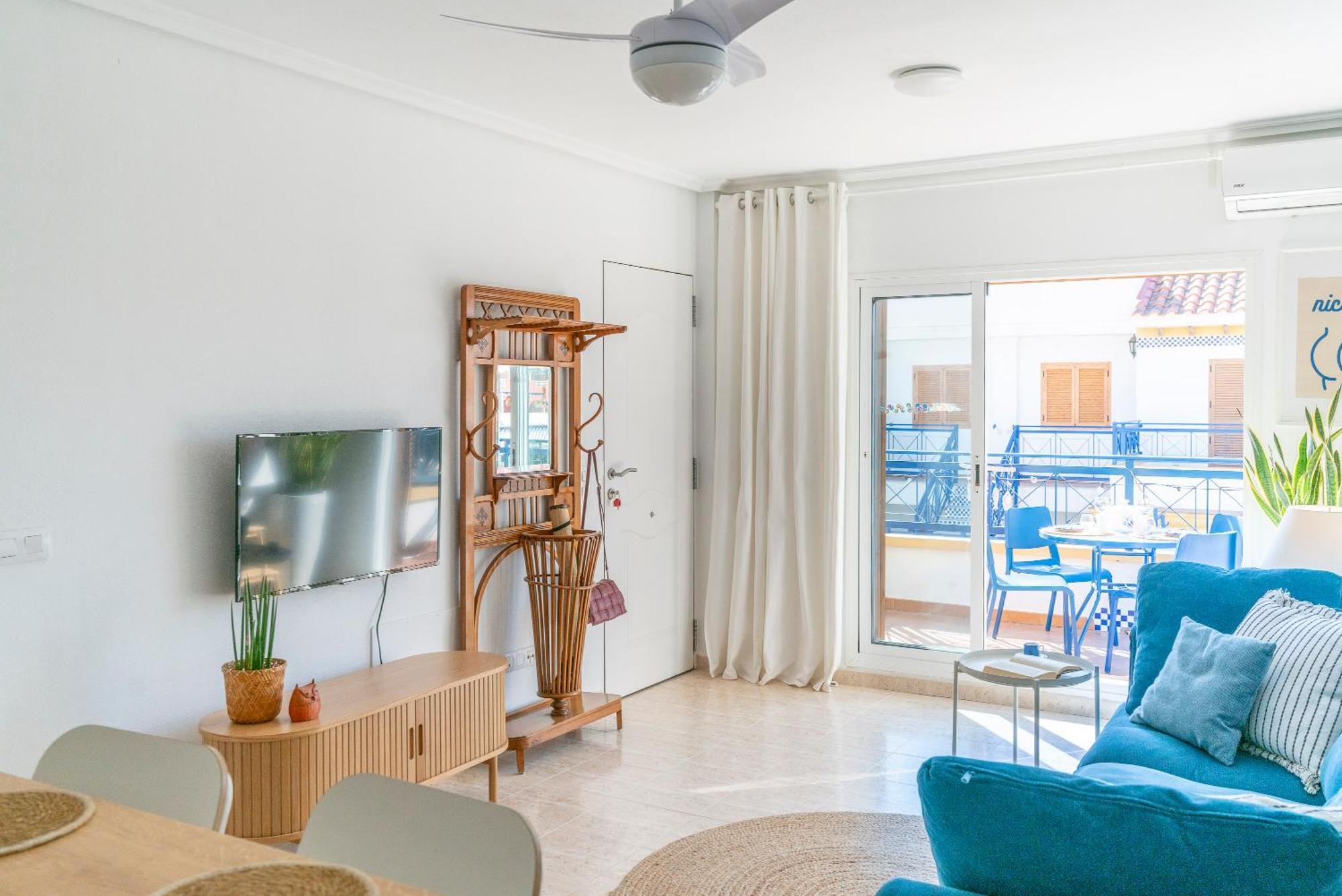 Apartamento Rosa Del Mar Playas De Vera Atico En Primera Linea De Playa Piscina Al Aire Libre Aparcamiento Gratuito Wifi Muy Rapido Acogedor Con Calefaccion Экстерьер фото